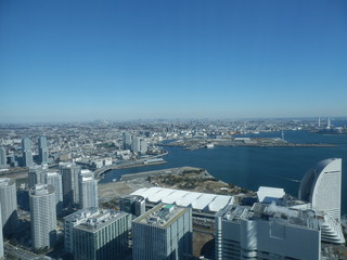 【神奈川】横浜みなとみらい_全景 昼