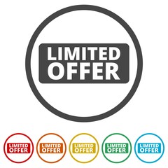 Limited Offer icon, 6 Colors Included