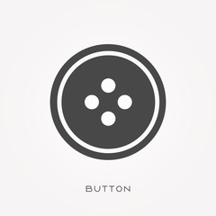 Silhouette icon button