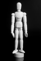 Wooden artist mannequin