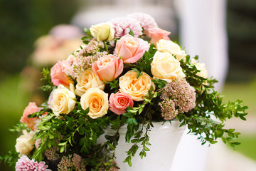 Wedding decor, interior. Festive .