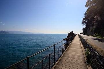 percorso pedonale tra Portofino e Santa Margherita Ligure