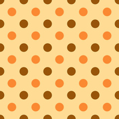 seamless Polka dot background. Bright polka dot texture. Vector illustration. Eps 10.