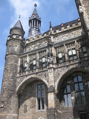 Fototapeta na wymiar Rathaus Aachen