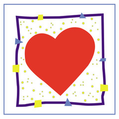 cora&ccedil;&atilde;o com bolinhas