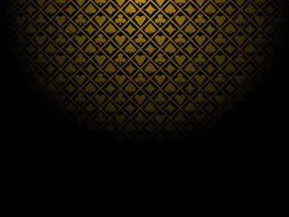 Poker gold background