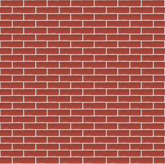 Brick wall. Seamless texture. Vector