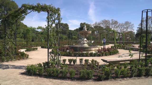 La Rosaleda in El Retiro Park