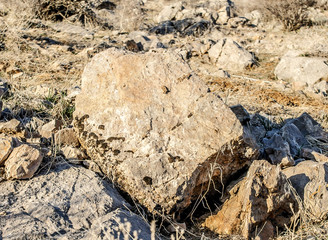 Rock stones in the mountains