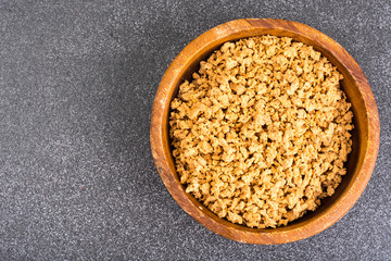 Soy texturate, minced meat