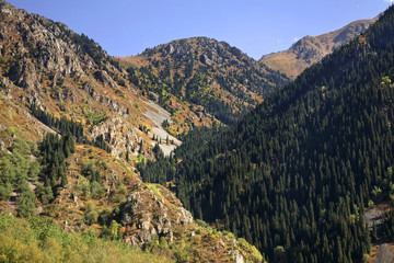 Fototapeta na wymiar Issyk canyon. Kazakhstan