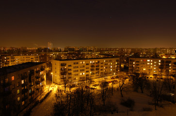 Fototapeta premium Panoramiczny widok na Rygę, stolicę Łotwy