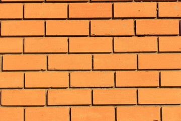 Yellow brick wall. Background and texture