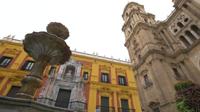 Low angle of the Cathedral and the Obispado
