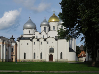 Ancient Trinity Cathedral. Russia. Pskov.