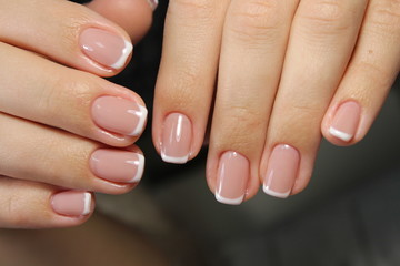 fashionable french manicure