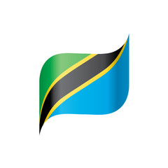 Tanzania flag, vector illustration