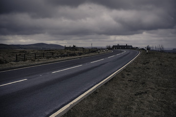 Fototapeta premium Scenic landscape of Peak District National Park,Derbyshire,Uk