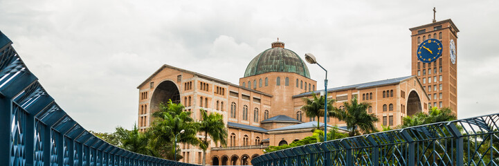 Sanctuary of Aparecida, largest Catholic church in Brazil, located in the state of Sao Paulo, the patron saint of Brazil