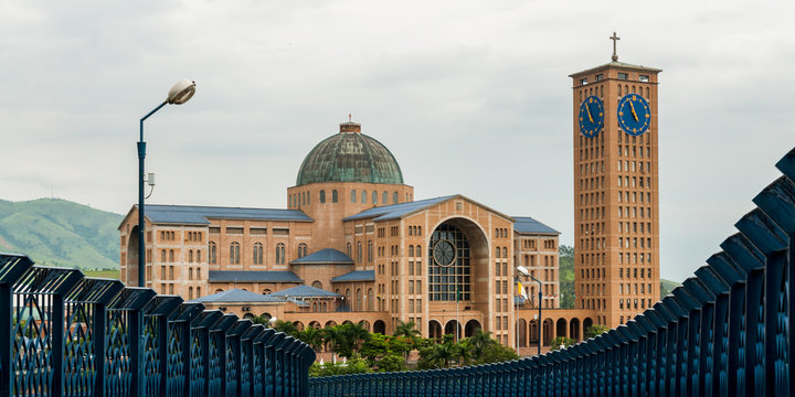 Sanctuary of Aparecida, largest Catholic church in Brazil, located in the state of Sao Paulo, the patron saint of Brazil