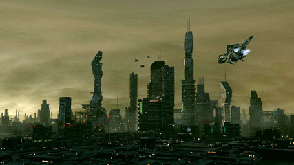 Ville du futur © Alexandre
