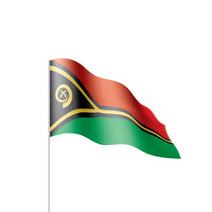 Vanuatu flag, vector illustration