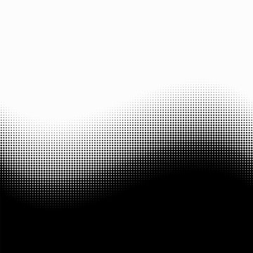 Screentone Graphics_Halftone Gradation_Black Dots