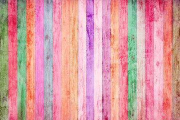 Vintage colorful wood background