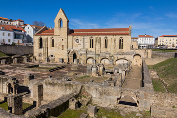 Fototapeta premium Monastery of Santa Clara Velha in Coimbra, Portugal