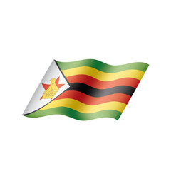 Zimbabwe flag, vector illustration