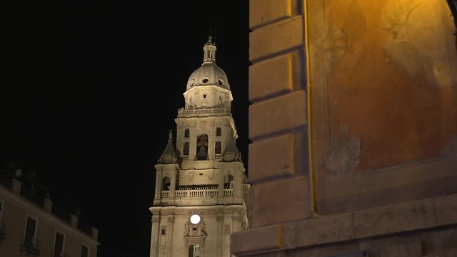 Cathedral of Saint Mary seen behind a wall