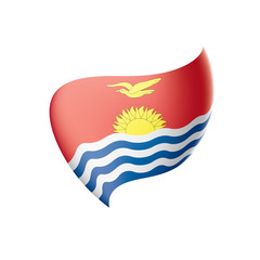 Kiribati flag, vector illustration