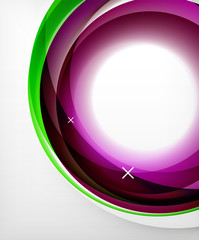 Vector transparent color wave lines abstract background, glossy glass waves, vector abstract backgrounds, shiny light effects templates for web banner, business or technology presentation background