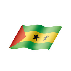 Sao Tome and Principe flag, vector illustration