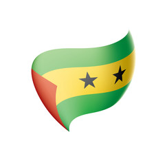 Sao Tome and Principe flag, vector illustration