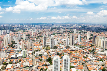 Fototapeta na wymiar Sao Paulo, Brazil. Aerial View.