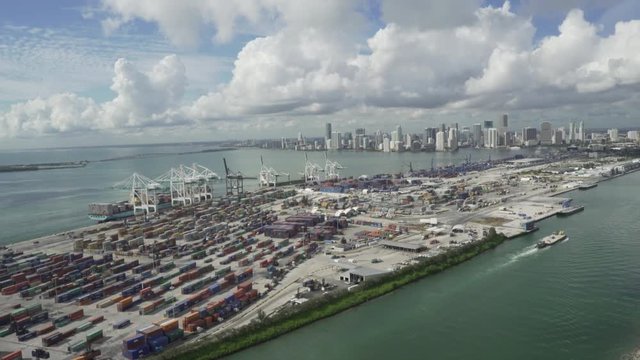 Miami Aerial View Of PortMiami 50