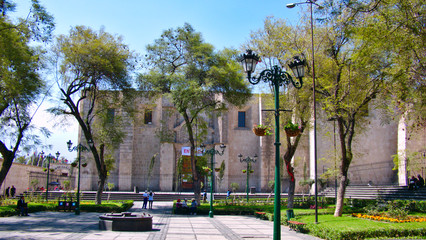 Place of the Convent of San Francisco, Peru.