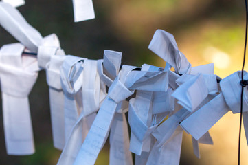 神社のおみくじ