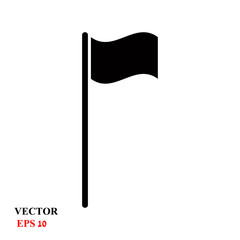 flag icon. vector illustration