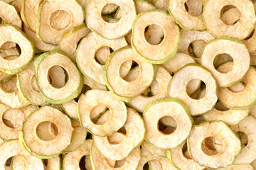 Dried Green Apples (Background)