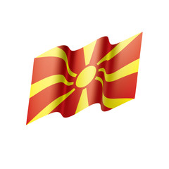 Macedonia flag, vector illustration