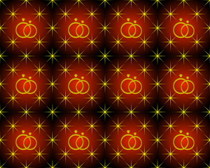 anniversary pattern background shaped stars and diamond ring