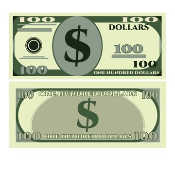Dollar greenbacks icon, realistic style