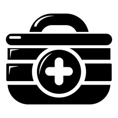 First aid kit icon , simple style