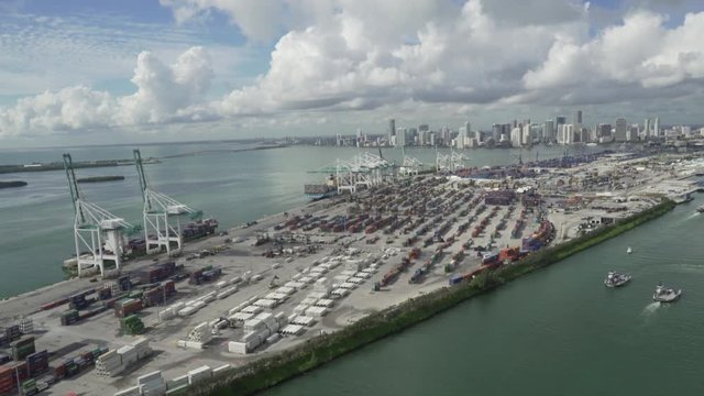 Miami aerial view of PortMiami 70