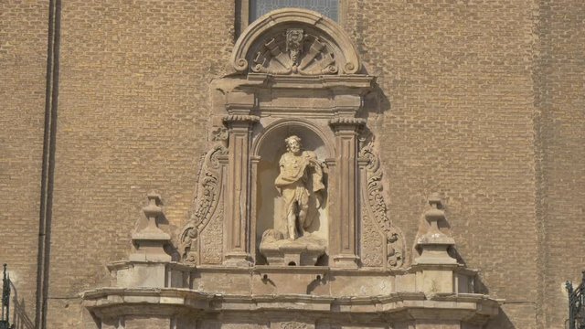 Sculpture of San Juan de los Panetes Church