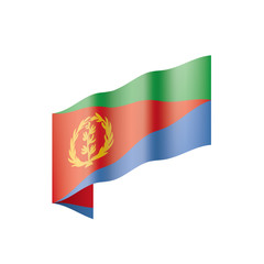 Eritrea flag, vector illustration