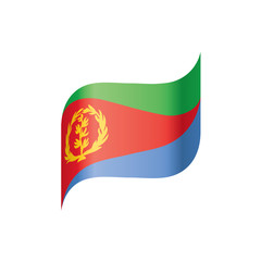 Eritrea flag, vector illustration