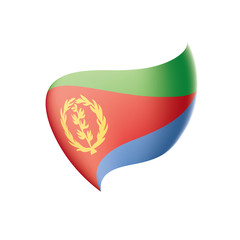 Eritrea flag, vector illustration